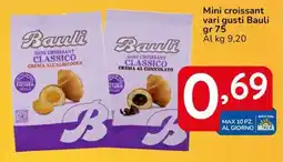Famila Mini croissant Bauli offerta