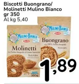 Famila Biscotti Buongrano/ Molinetti Mulino Bianco offerta