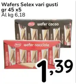 Famila Wafers Selex offerta