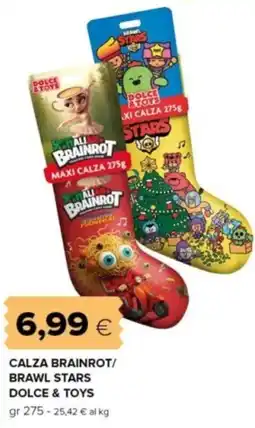 Oasi Calza brainrot/ brawl stars dolce & toys offerta
