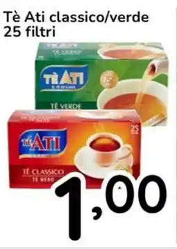 Famila Tè Ati classico/verde 25 filtri offerta