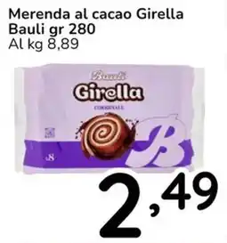 Famila Merenda al cacao Girella Bauli offerta
