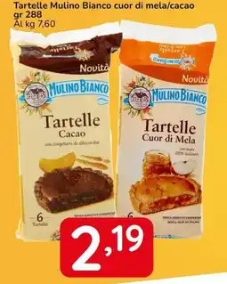 Famila Tartelle Mulino Bianco cuor di mela/cacao offerta
