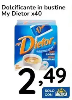 Famila Dolcificante in bustine My Dietor x40 offerta