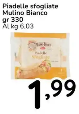 Famila Piadelle sfogliate Mulino Bianco offerta