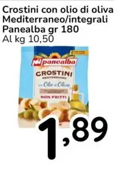 Famila Crostini con olio di oliva Mediterraneo/integrali Panealba offerta