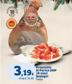 Sigma Prosciutto di Parma DOP 18 mesi Bedogni offerta