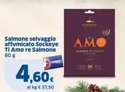 Sigma Salmone selvaggio affumicato Sockeye Ti Amo re Salmone offerta