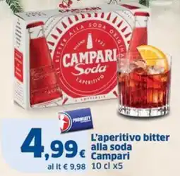 Sigma L'aperitivo bitter alla soda Campari offerta