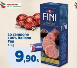 Sigma Lo zampone 100% italiano Fini offerta