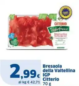 Sigma Bresaola della Valtellina IGP Citterio offerta