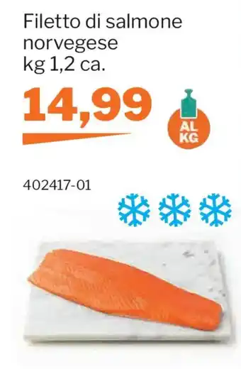 Filetto di salmone norvegese