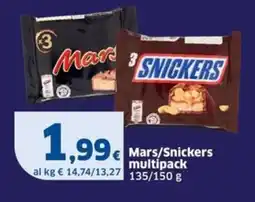 Sigma Mars/Snickers multipack offerta