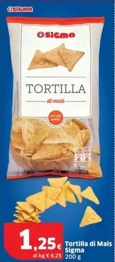 Sigma Tortilla di Mais Sigma offerta