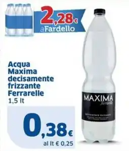 Sigma Acqua Maxima decisamente frizzante Ferrarelle offerta