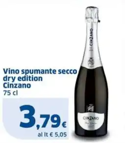 Sigma Vino spumante secco dry edition Cinzano offerta