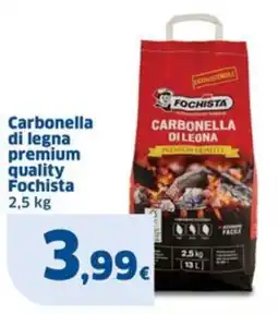 Sigma Carbonella di legna premium quality Fochista offerta