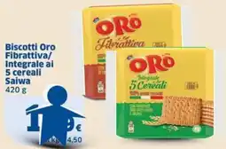 Sigma Biscotti Oro Fibrattiva/ Integrale ai 5 cereali Saiwa offerta