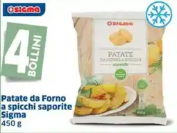 Sigma Patate da Forno a spicchi saporite Sigma offerta