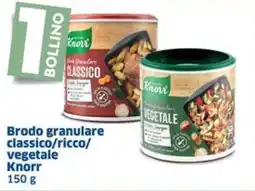 Sigma Brodo granulare classico/ricco/ vegetale Knorr offerta