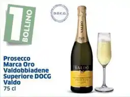 Sigma Prosecco Marca Oro Valdobbiadene Superiore DOCG Valdo offerta
