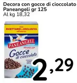 Famila Decora con gocce di cioccolato Paneangeli offerta