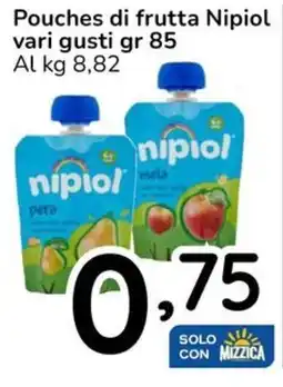 Famila Pouches di frutta Nipiol offerta