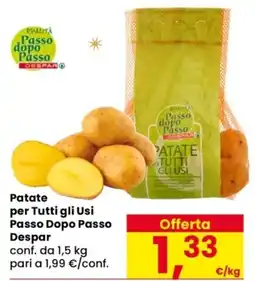 Despar Patate per Tutti gli Usi Passo Dopo Passo Despar offerta
