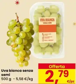 Despar Uva bianca senza semi offerta