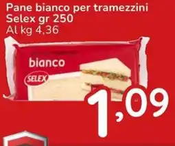 Famila Pane bianco per tramezzini Selex offerta