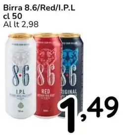 Famila Birra 8.6/Red/I.P.L offerta