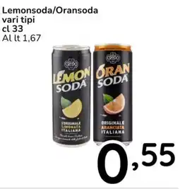 Famila Lemonsoda/Oransoda offerta