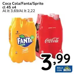 Famila Coca Cola/Fanta/Sprite offerta