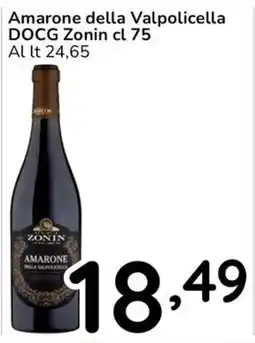 Famila Amarone della Valpolicella DOCG Zonin offerta