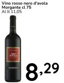 Famila Vino rosso nero d'avola Morgante offerta