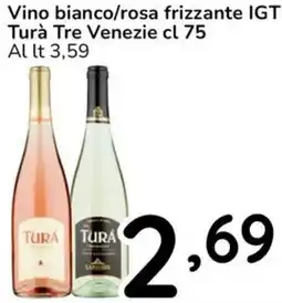 Famila Vino bianco/rosa frizzante IGT Vino bianco frizzante Calìa/ Turà Tre Venezie offerta