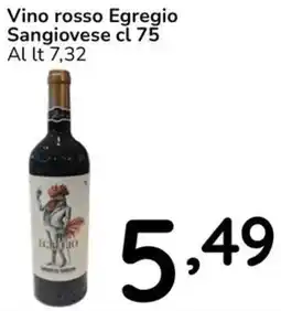 Famila Vino rosso Egregio Sangiovese offerta