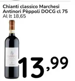 Famila Chianti classico Marchesi Antinori Pèppoli DOCG offerta