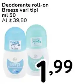 Famila Deodorante roll-on Breeze offerta