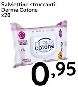 Famila Salviettine struccanti Derma Cotone x20 offerta