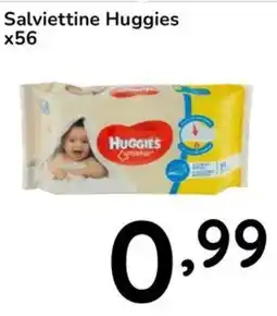 Famila Salviettine Huggies x56 offerta