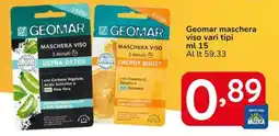 Famila Geomar maschera viso offerta