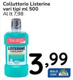 Famila Colluttorio Listerine offerta