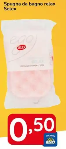 Famila Spugna da bagno relax Selex offerta