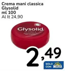 Famila Crema mani classica Glysolid offerta