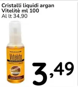 Famila Cristalli liquidi argan Vitelitè offerta