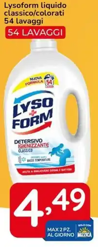 Famila Lysoform liquido classico/colorati offerta