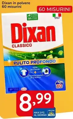 Famila Dixan in polvere 60 misurini offerta