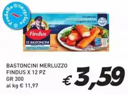 Coal Bastoncini merluzzo FINDUS offerta