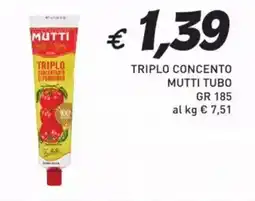 Coal Triplo concento mutti tubo offerta